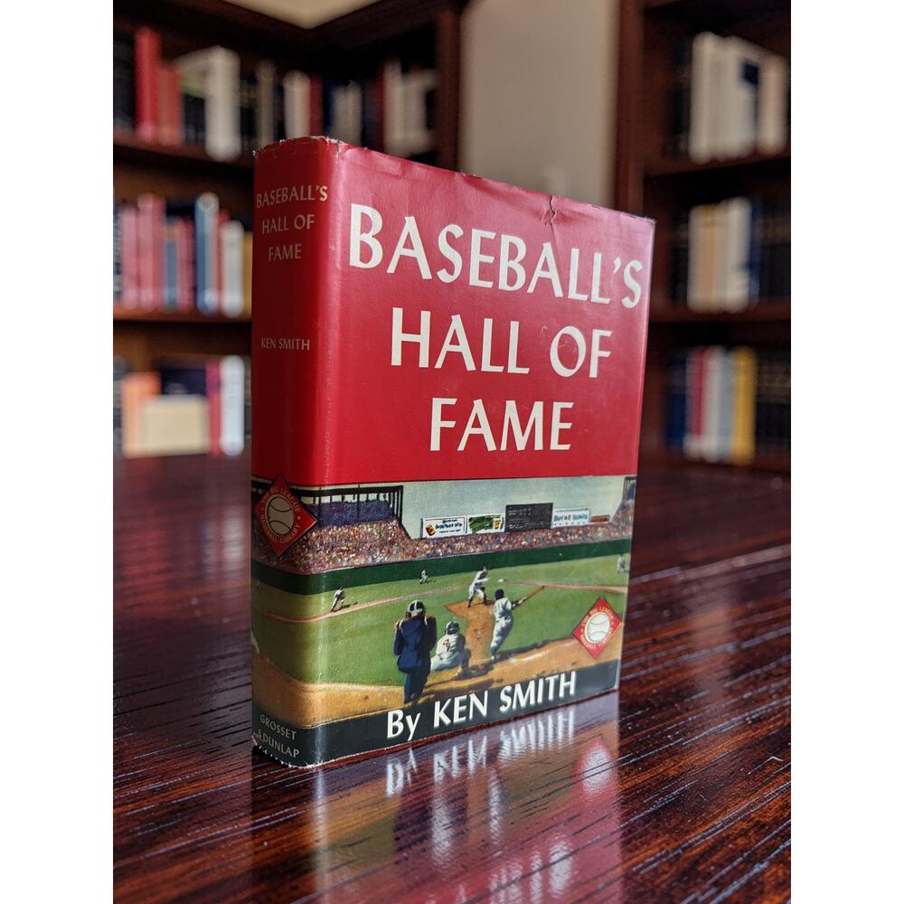 1952 Baseball’s Hall of Fame Ken Smith Hardcover w Original Dust Jacket